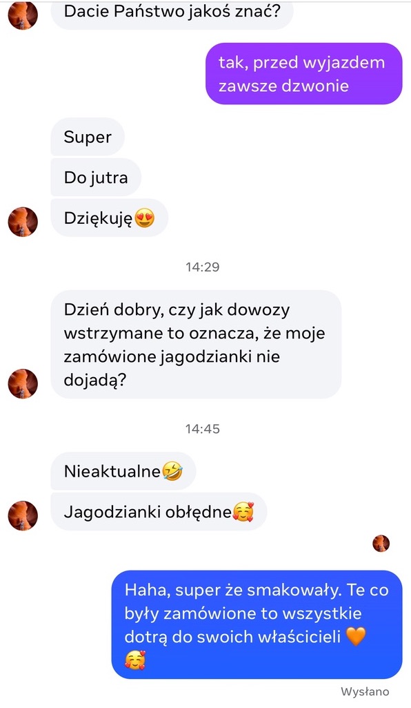 Opinia z Facebooka 1