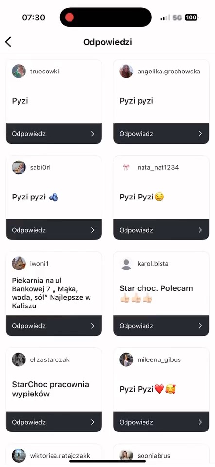 Opinia z Instagrama 2